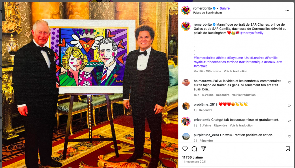 Romero Britto instagram