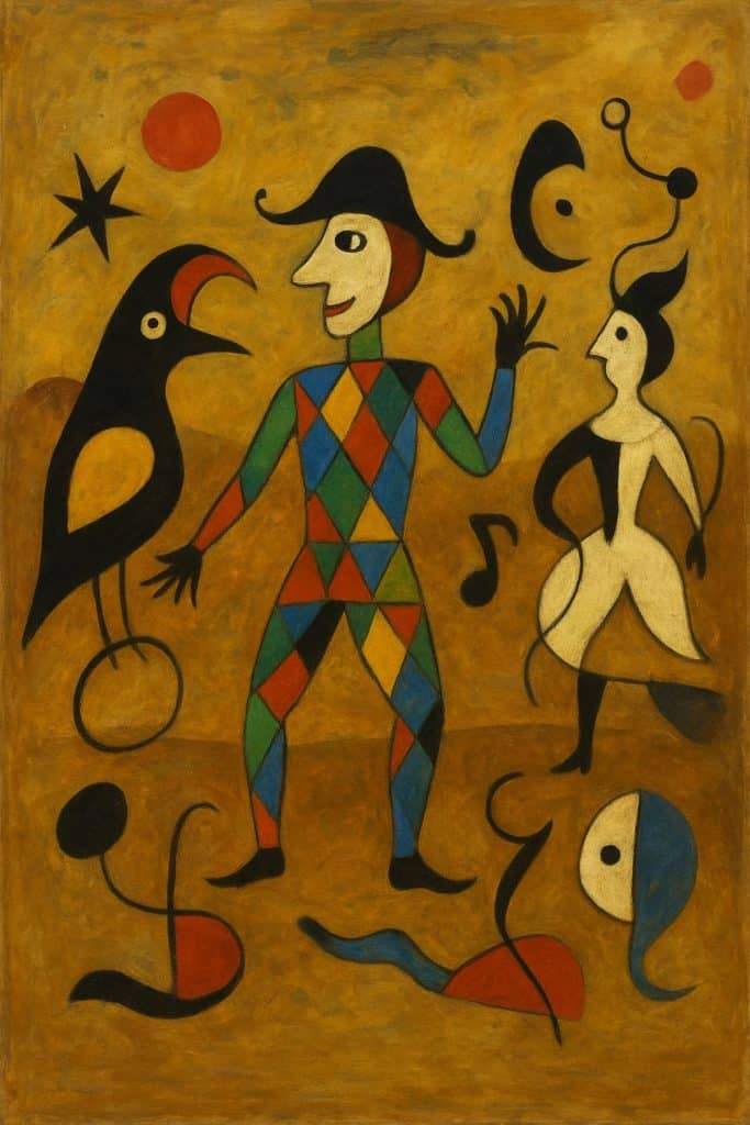 Joan Miró peintre  Carnaval d’Arlequin