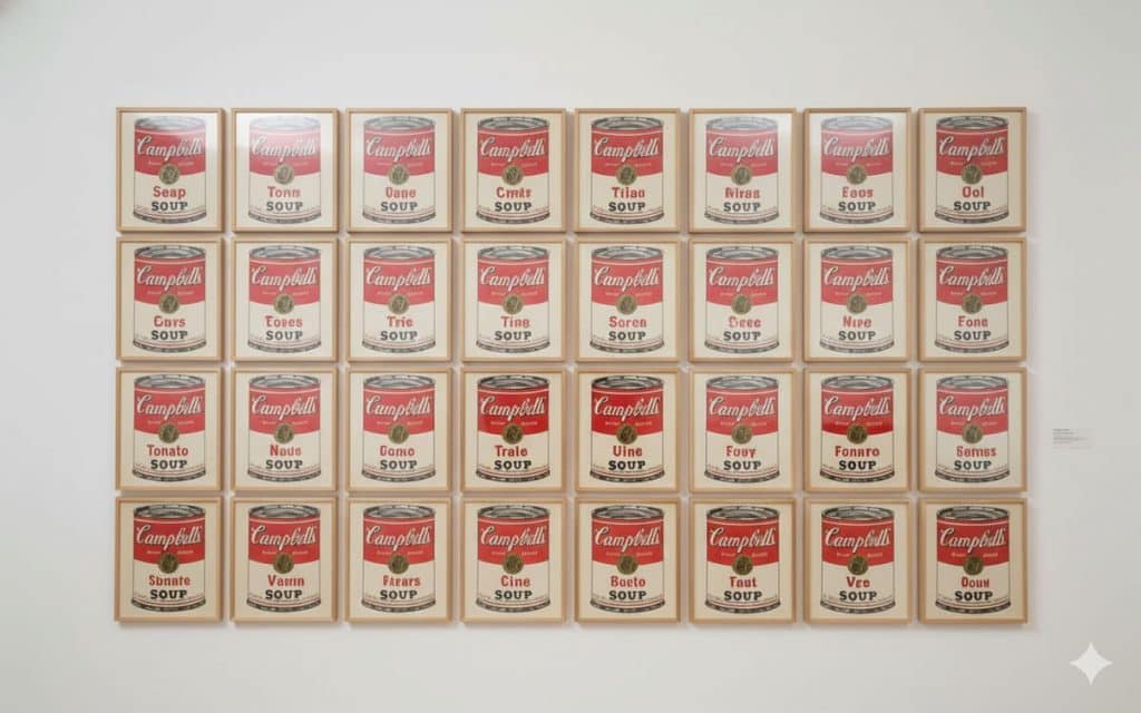 Andy Warhol Campbell’s Soup painting