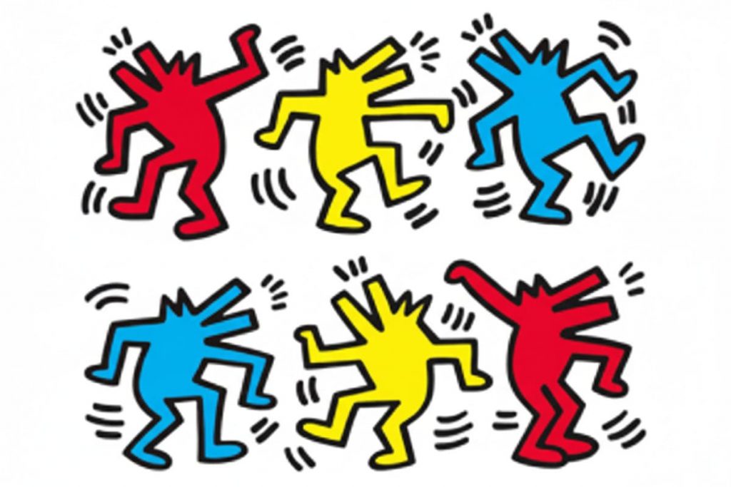 Keith Haring chien