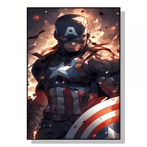 Toile Captain America : Le symbole du courage et de la loyauté