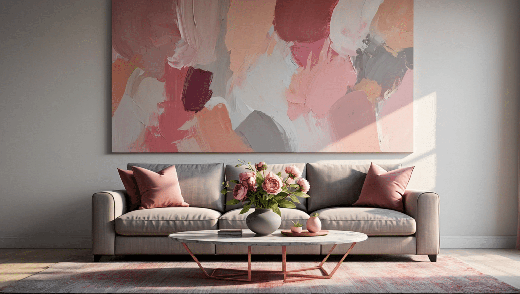 art abstrait décoration intérieure