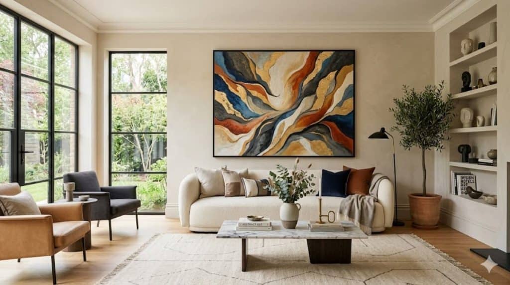 art abstrait décoration intérieure