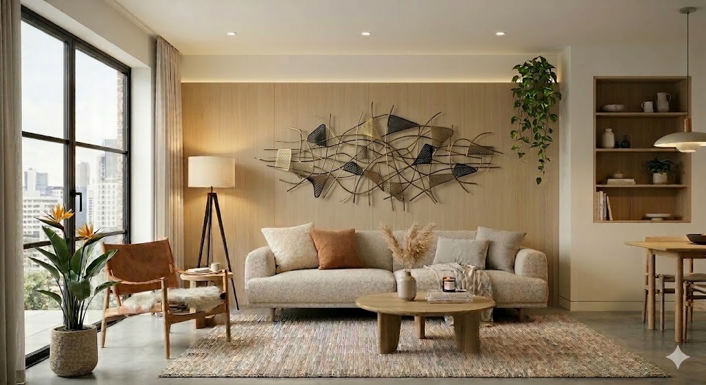 décoration murale du salon