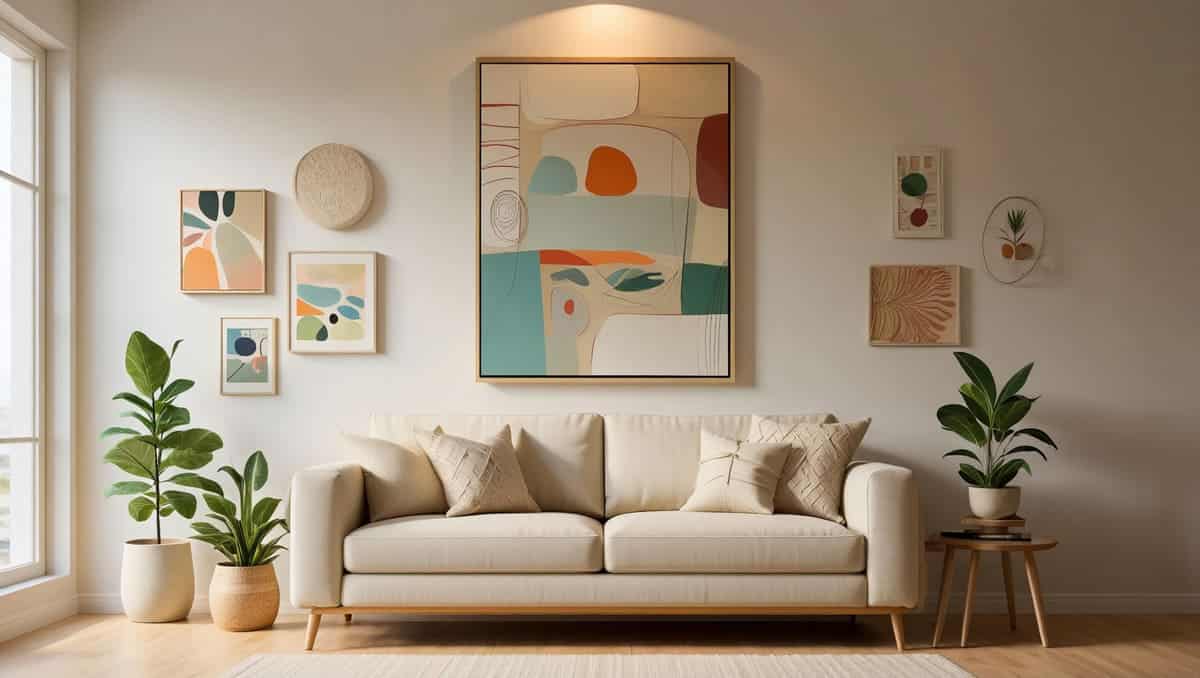 décoration murale du salon