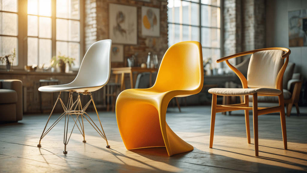 Chaise design iconique — talentsartistiques.com