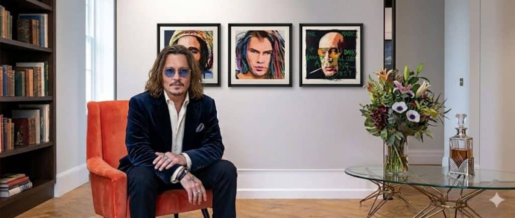 peintures de Johnny Depp