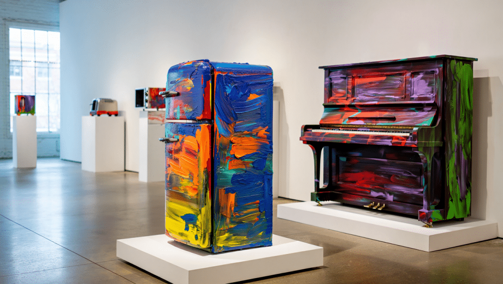 Bertrand Lavier art contemporain objets peints