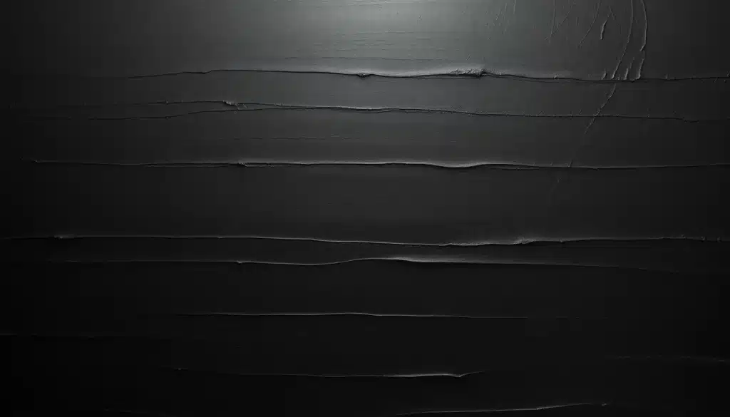 Noir absolu : surface de peinture noire ultra-mate en gros plan — talentsartistiques.com